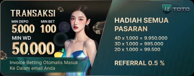 HADIAH 18TOTO